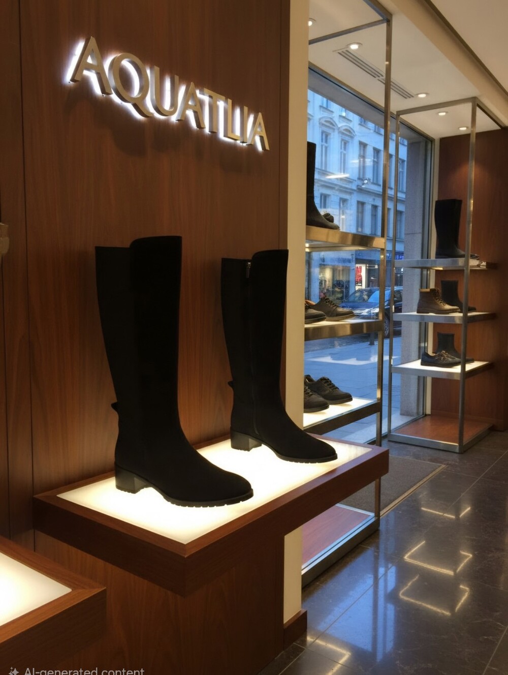 AQUATALIA SUEDE TALL BOOTS WOMEN'S SZ 7.5 M $795 Dm2024